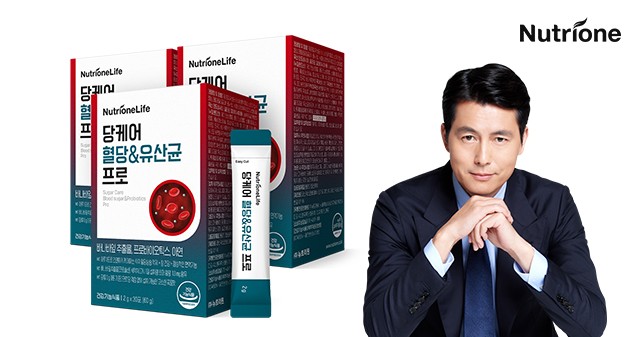 [뉴트리원] 정우성 당케어 혈당유산균 프로바이오틱스 3박스 (90포)